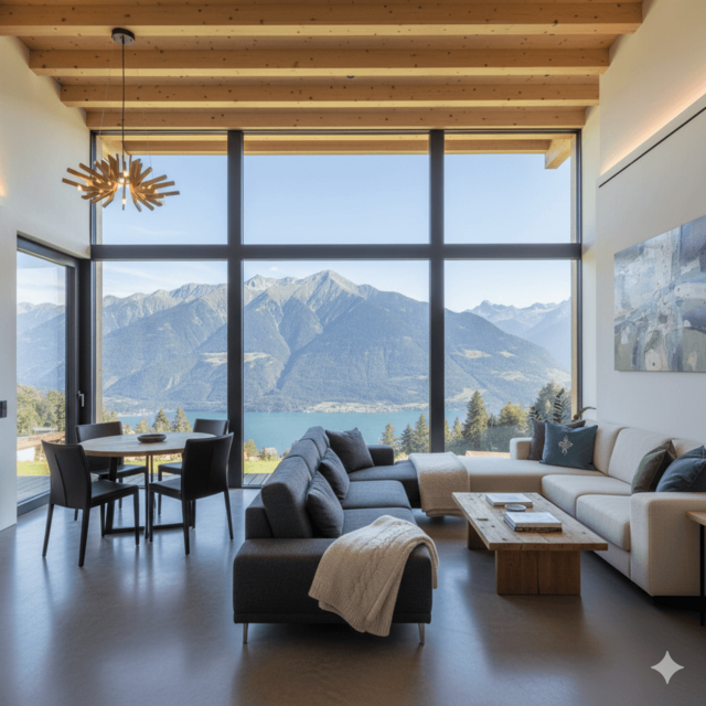 Ferienwohnung 1 - Wohnzimmer